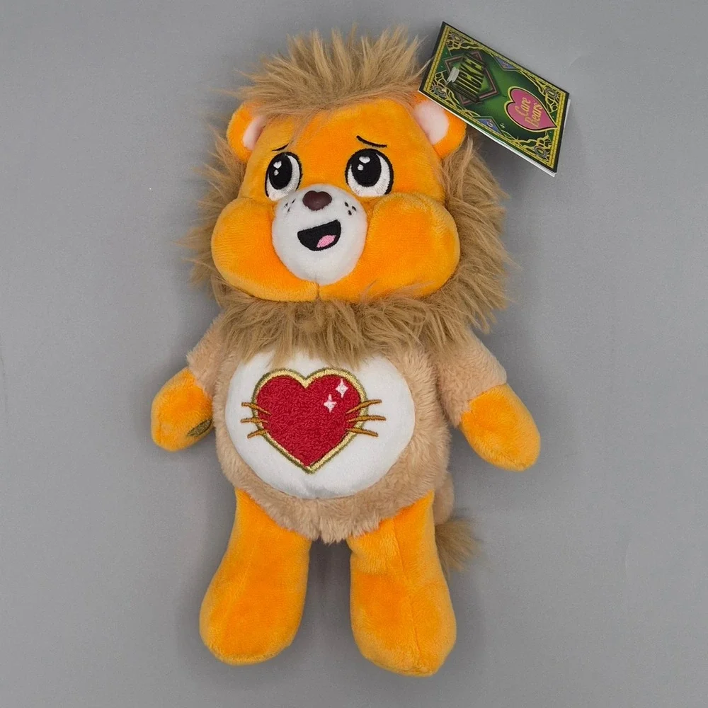 Care Bears x Wicked Brave Heart Lion Cowardly Lion Plush Stuffed Animal NWT 2025